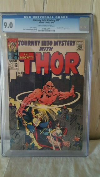 Journey Into Mystery 121 Cgc 9.  0 Ow/w Thor Vs Absorbing Man Cover.