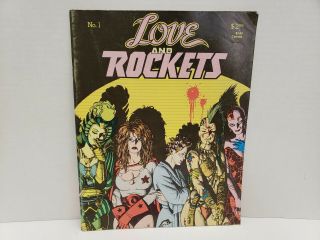 Love And Rockets 1 Fantagraphics Fall 1982 Gilbert Hernandez Jaime Hernandez