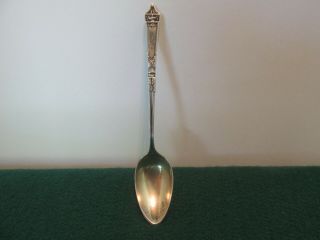 Antique Sterling Silver Demitasse Tea Spoon Monogrammed Gdc 8 Grams Pat 1917