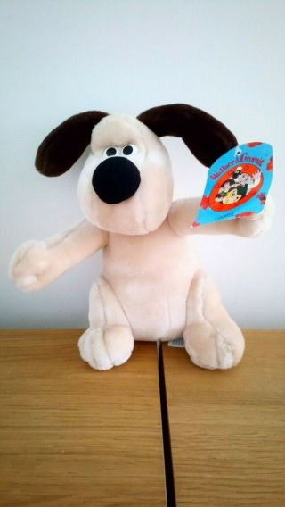 Vintage 1989 Gromit Soft Toy Wallace And Gromit With Tags