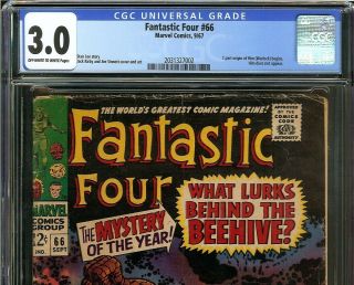 Fantastic Four 66 CGC 3.  0 2 part origin of Him WARLOCK Kirby & Sinnott Cover 3