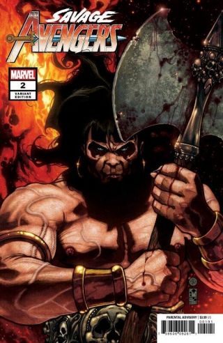 Savage Avengers 2 1:50 Bianchi Variant Marvel Wolverine Venom Punisher 060519