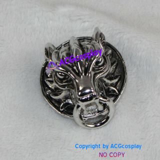 Final Fantasy Vii Cloud Wolf Pin Wolf Head Pin Cosplay Costume 