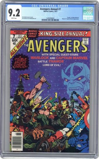 Avengers (1st Series) Annual 7 1977 Cgc 9.  2 1445056002