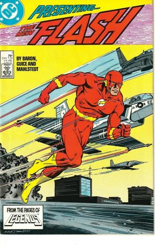 Flash 1 Nm - (9.  2) 1987 Teen Titans Appearance,  Wally West As The Flash