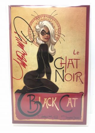 Black Cat 1 J.  Scott Campbell Exclusive Variant D “le Chat Noir” W/ Nm