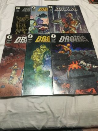 1994 Star Wars Droids Vol.  1 1 - 6 (complete Set 6 Issues) Dark Horse Comics Vf