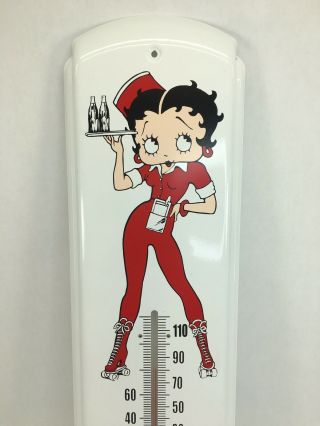 Vintage Betty Boop Drive - In Waitress at the Diner - 17” Wall Thermometer 2