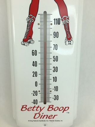 Vintage Betty Boop Drive - In Waitress at the Diner - 17” Wall Thermometer 3