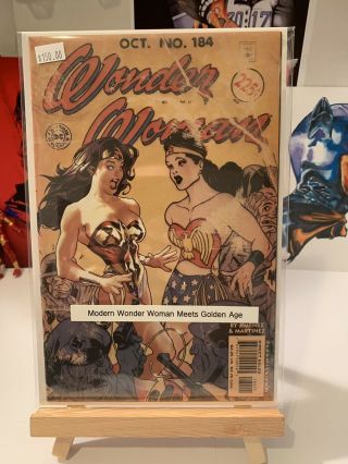 Wonder Woman Comic 184 (2002) Nm - /nm Adam Hughes Classic Cover Dc Golden Age