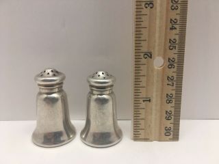 Vintage Sterling Silver.  925 Salt And Pepper Shakers 23.  99 Grams