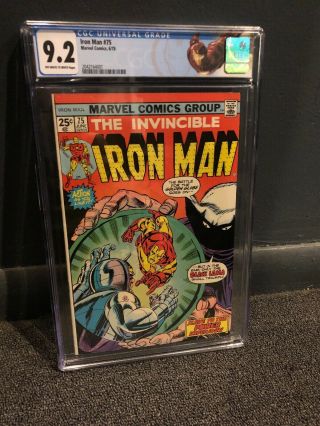Iron Man 75 Bronze Age Marvel Comic Cgc Graded 9.  2