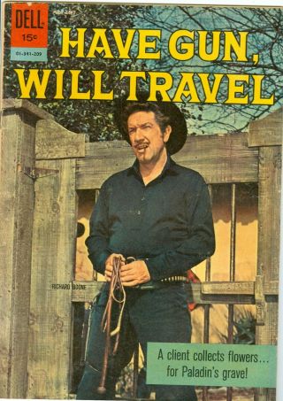 Have Gun Will Travel Comic Book No 14 Dell 01 - 341 - 209 Paladin Richard Boone 1962