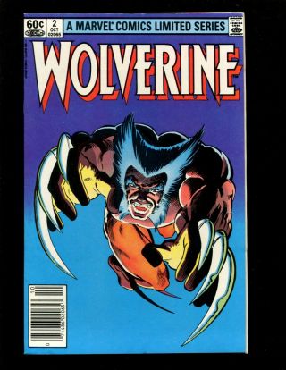 Wolverine Limited Series 2 (newsstand) Vf - Frank Miller Mariko Yukio The Hand