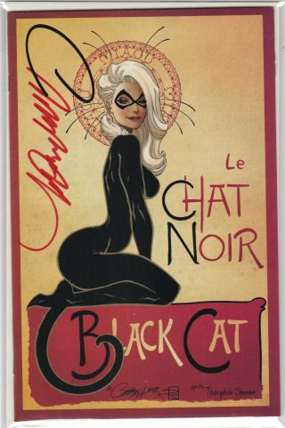 Black Cat 1 Nm,  Cover D Le Chat Noir J Scott Campbell Signed Variant Sdcc 2019
