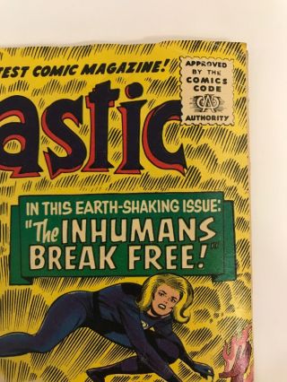 The Fantastic Four 59 Marvel Comics 1967 Jack Kirby VG, 3