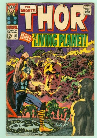 Thor (1st Series Journey Into Mystery) 133 1966,  Approximate Grade Vg 4.  0