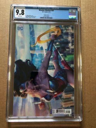 Wonder Woman 64 (2019) Cgc 9.  8 1st Print Artgerm Variant