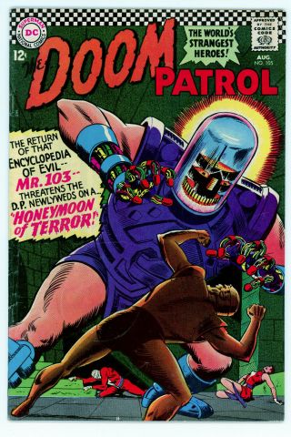 Jerry Weist Estate: The Doom Patrol 105 (dc 1966) Vg,  No Res