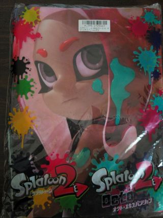 Official Splatoon 2 Octo Expansion Big Size Fleece Blanket About 140 × 100 Cm