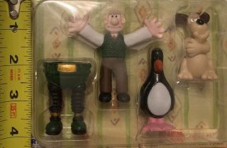 Wallace and Gromit Wrong Trousers Collectible Figures 1989 Irwin Toys 3