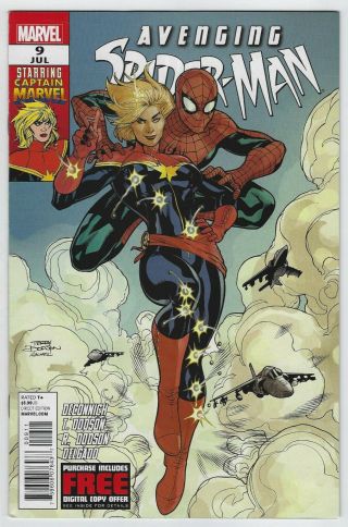Avenging Spider - Man 9 (2012,  Marvel) 1st Carol Danvers As Captain Marvel,  F/vf -