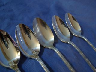 8 Vintage Oneida Tudor Plate Silverplate ICED TEA SPOONS Sweet Briar Set 3
