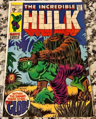 The Incredible Hulk 121 Fine,  6.  5 1st Glob Appearance Nov 1969 Avengers Cgc It