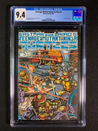 Teenage Mutant Ninja Turtles 5 Cgc 9.  4 (1985) - Unpressed & Priced To Sell
