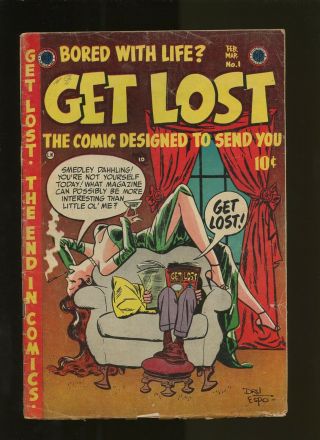Get Lost 1 Gd/vg 3.  0 1 Book (1954 Mikeross Pub) Ross Andru,  Mike Esposito Satire