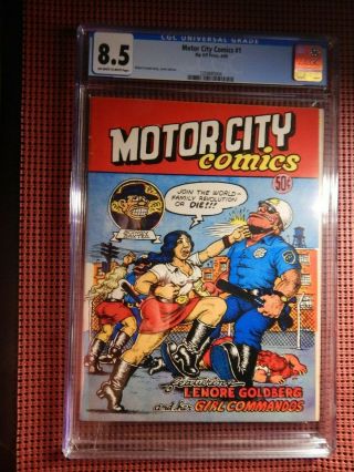 Motor City Comics 1 Cgc 8.  5