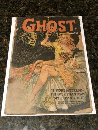 Ghost Comics Rare 2 Classic Cover,  Horror Fiction House 1952 1.  0 Complete