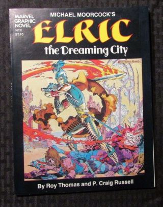 1982 Marvel Graphic Novel 2 Elric The Dreaming City Nm - P Craig Russell