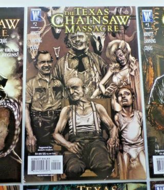 THE TEXAS CHAINSAW MASSACRE 1 - 6 Complete Comic Book Run Wildstorm 2007 301 3