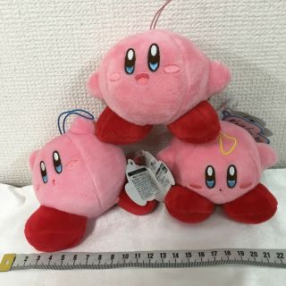 Nintendo Kirby Plush Doll Mascot Strap Key Holder Ring Japan Anime Game A28