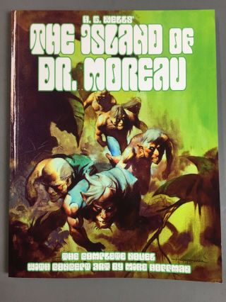 The Island Of Dr.  Moreau Illustrated,  Signed & Remarqued By Mike Hoffman