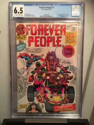 The Forever People 1 Cgc 6.  5 1st Darkseid & Forever People