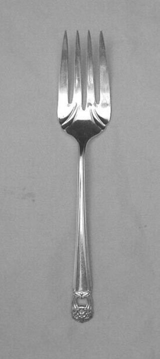 1847 Rogers Silverplate Eternally Yours Floral Cold Meat Fork