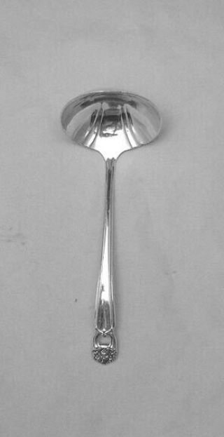 1847 Rogers Silverplate Eternally Yours Floral Gravy Ladle