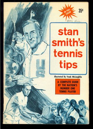 Stan Smith’s Tennis Tips Nn Not In Guide Giveaway Comic 1971 Fn -