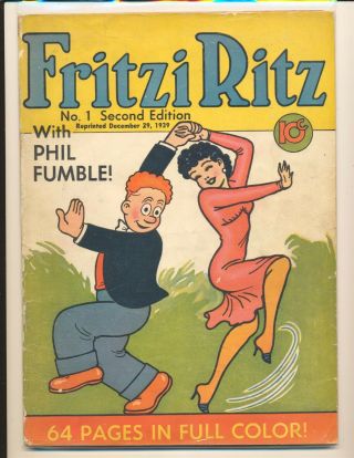 Fritzi Ritz Second Edition 1 Good,  Cond.  Cover Detached