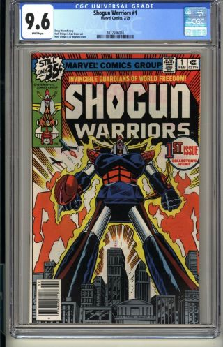 Shogun Warriors 1 Cgc 9.  6 Wp Nm,  Marvel Comics 2/79 Herb Trimpe Al Milgrom