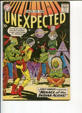 Tales Of The Unexpected 44 Fn - Indian Aliens Cover Space Ranger 1959