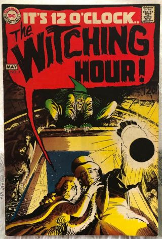The Witching Hour 2,  May 1969.  Dc Horror Sharp Alex Toth