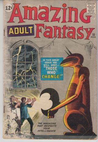Adult Fantasy 10 - Gd 1.  8 Jack Kirby And Steve Ditko Art Cents 1962
