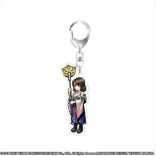 Dissidia Final Fantasy X 10 Yuna Acrylic Keychain Keyring Square - Enix Japan