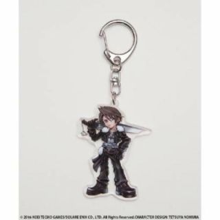 Dissidia Final Fantasy Viii 8 Squall Acrylic Keychain Keyring Square - Enix Japan