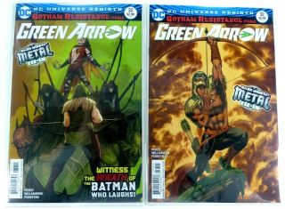Dc Green Arrow (2016) 32 Cover A,  Cover B Batman Who Laughs App Nm Ships
