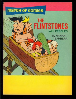 March Of Comics 327 (the Flintstones) Hanna - Barbera Tv Giveaway 1969 Fn - Vf