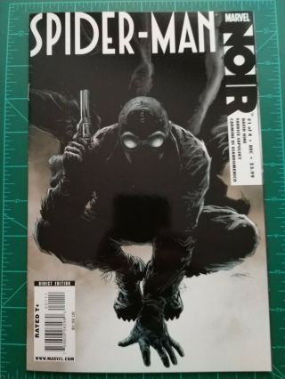 Spiderman Noir 1 First Printing 2009 Marvel Comic Book 1st Noir Spider - Verse